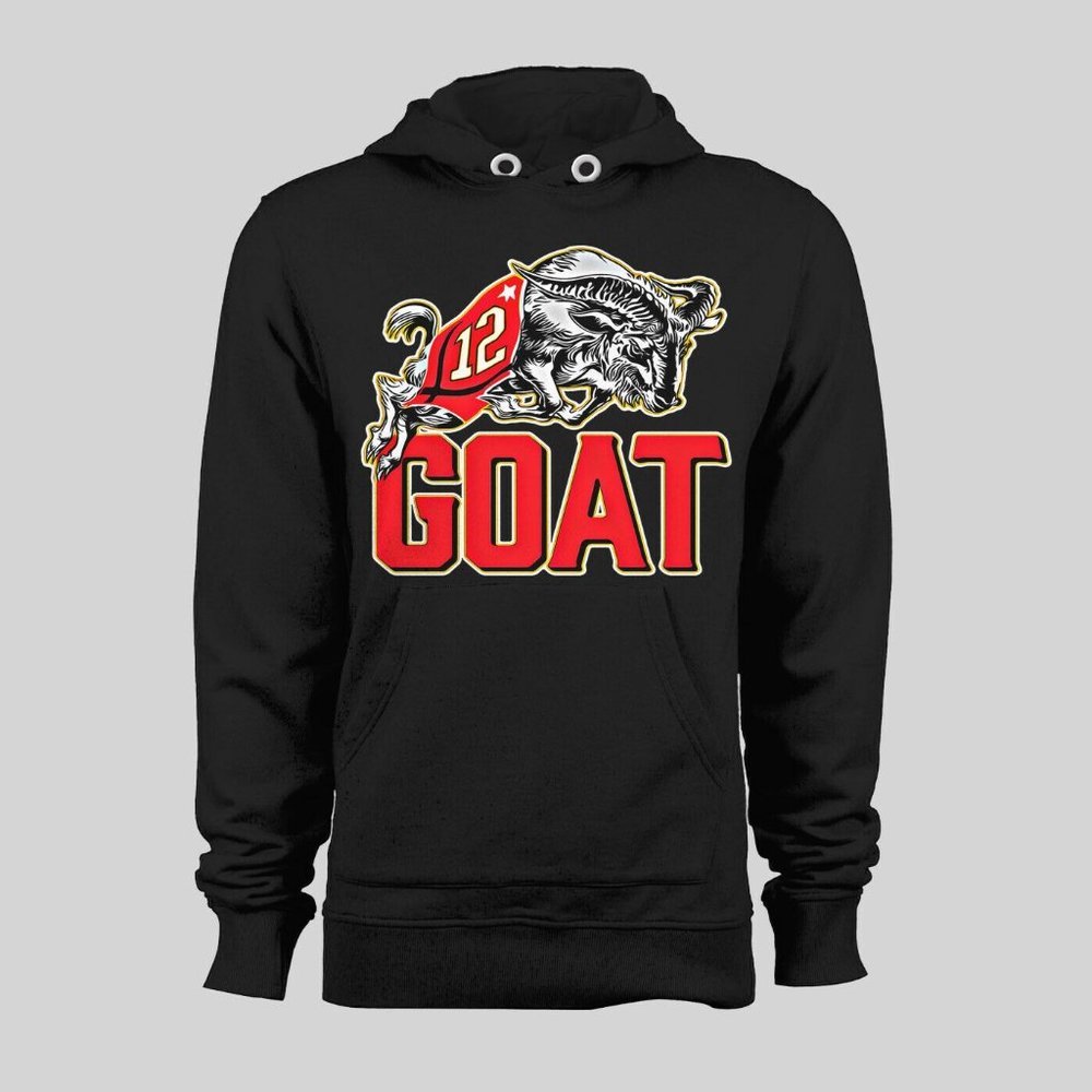 GOAT #12 TB TAMPA FOOTBALL CHAMPIONS HEAVY HOODIE